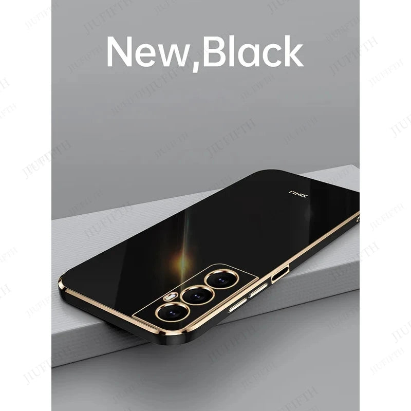 6d Luxury Phone Case For OPPO Realme C75 C30s C31 C35 C51 C53 C55 4G C63 C65 C67 14x Soft Silicone Shockproof Back Cover Cases