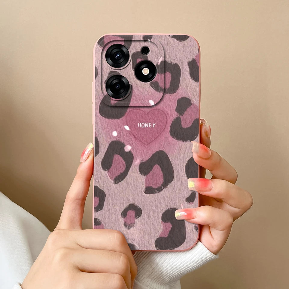 Case For Tecno Spark 10 Pro Pink Cloud Butterfly Liquid Shockproof Fashion Silicone Phone Cover For tecno spark 10 pro Funda