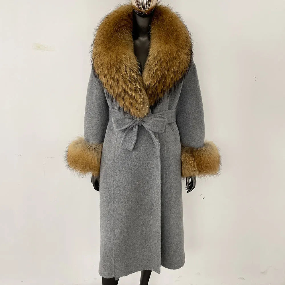 Woolen Fur Coat