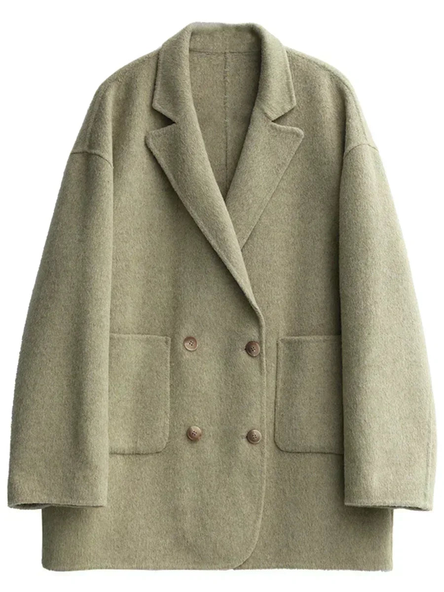 Woolen Double Breasted