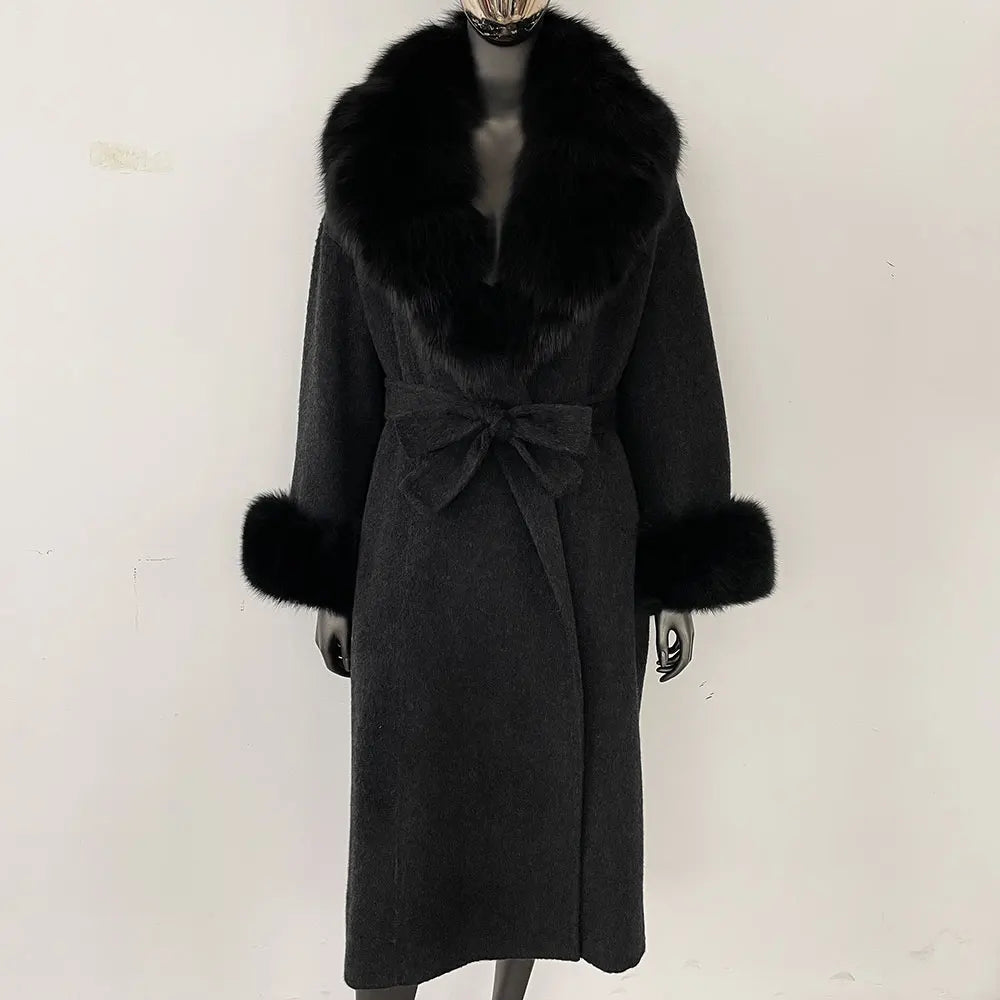 Woolen Fur Coat