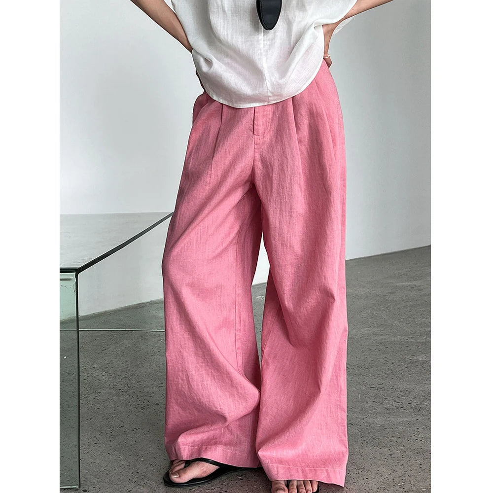 Cotton Linen Pants