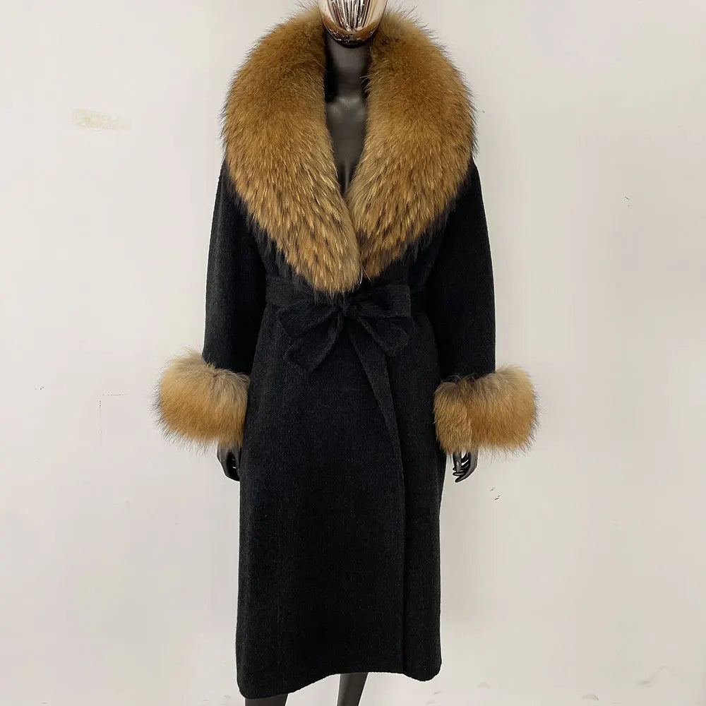 Woolen Fur Coat