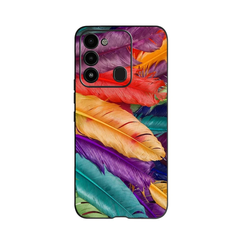 For Tecno Spark 8 Case Soft Silicone Back Case for Tecno Spark 8C Spark8 KG6 Fundas Case Phone Cover Spark 8T Coque