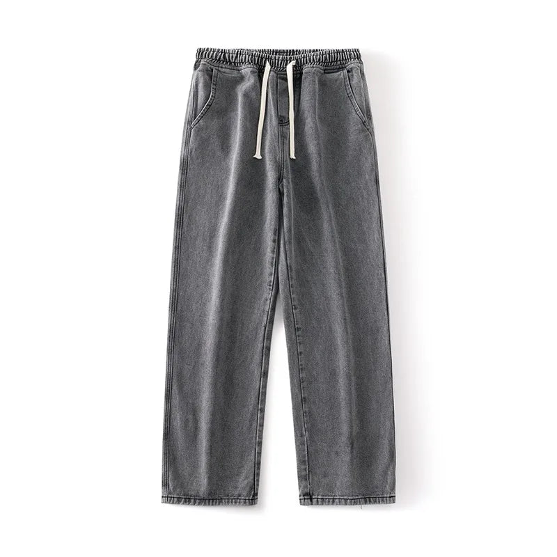 Dragging Loose Jeans