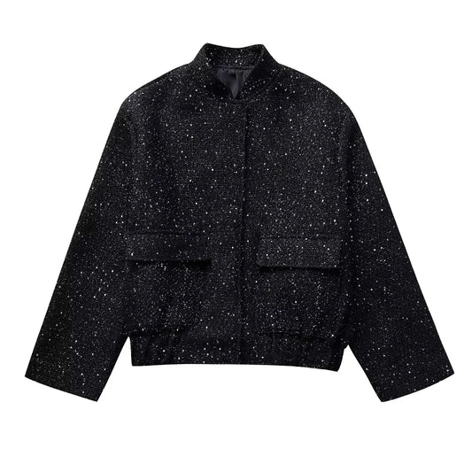 Shiny Sequin Jacket