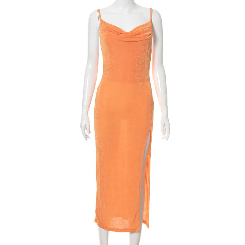 Cowl Neck Dress