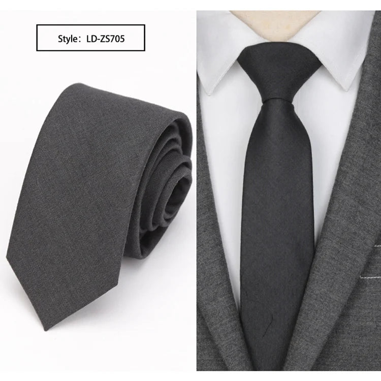 Classic Solid Color Neck Tie