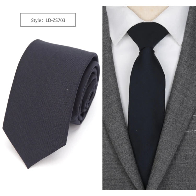 Classic Solid Color Neck Tie