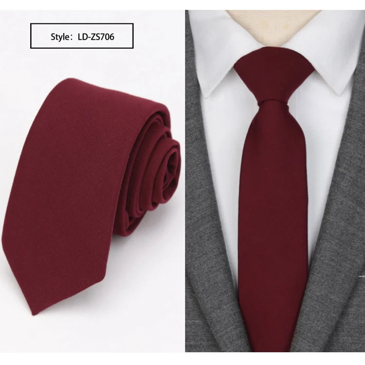 Classic Solid Color Neck Tie
