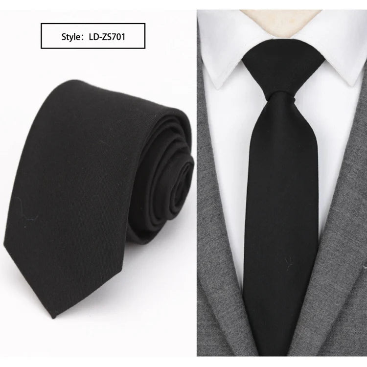 Classic Solid Color Neck Tie