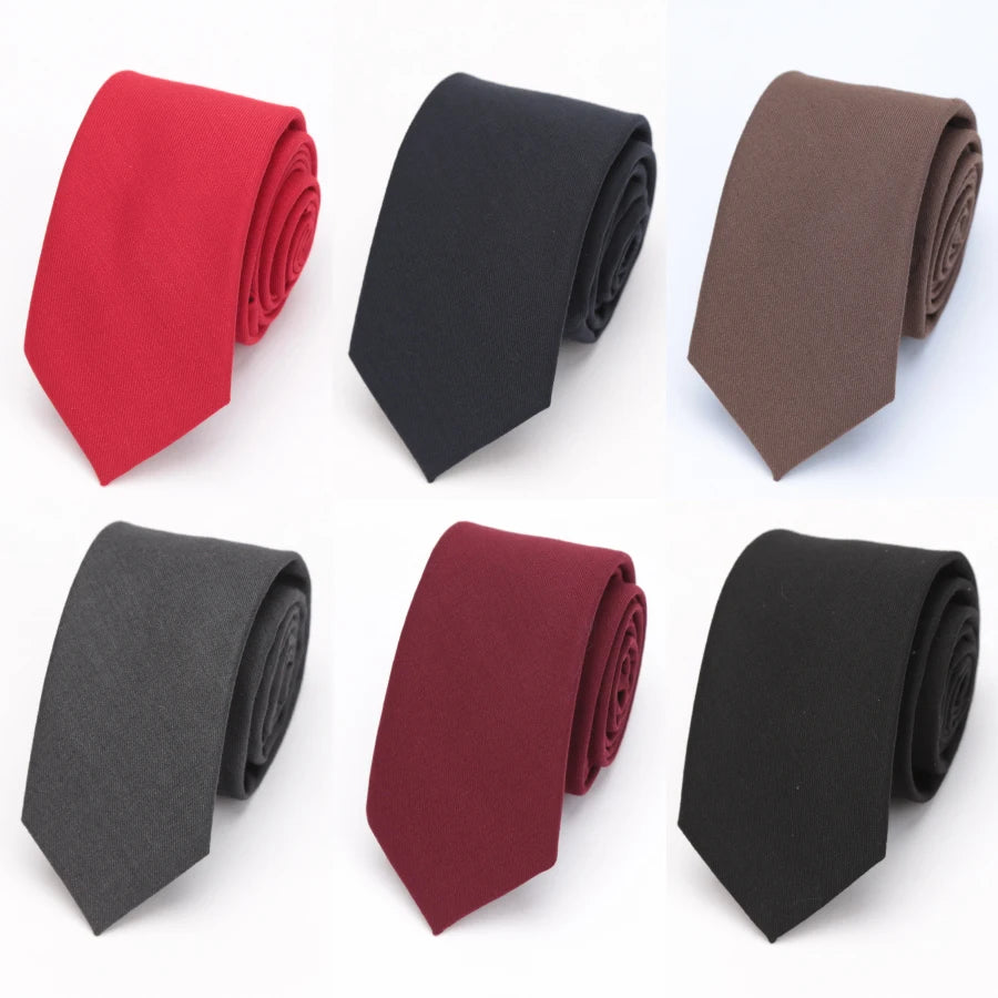 Classic Solid Color Neck Tie
