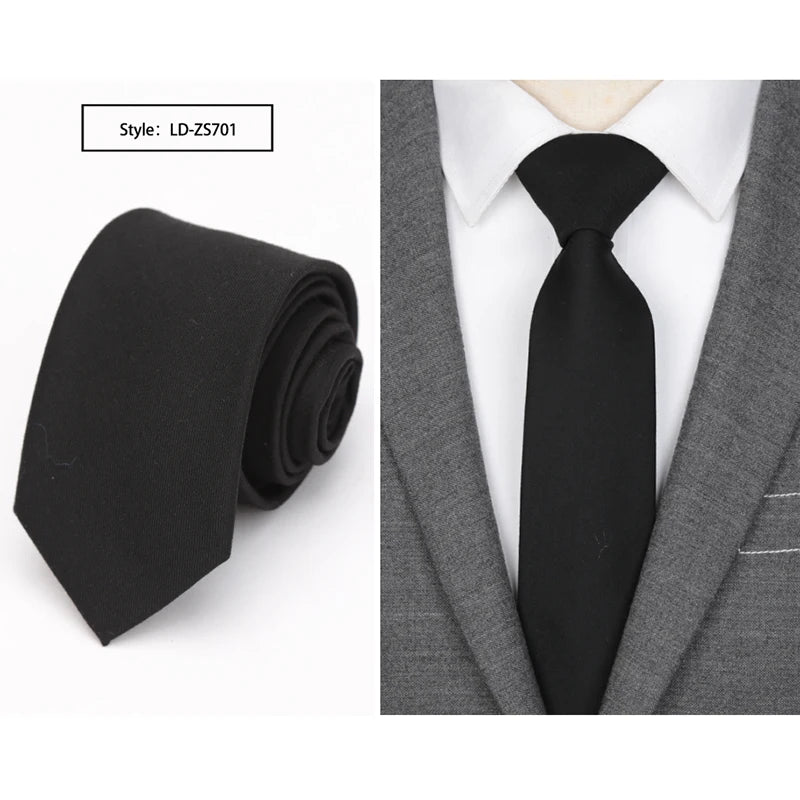 Classic Solid Color Neck Tie