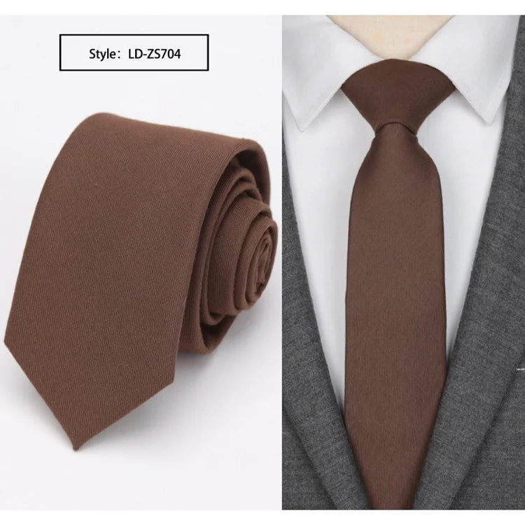 Classic Solid Color Neck Tie