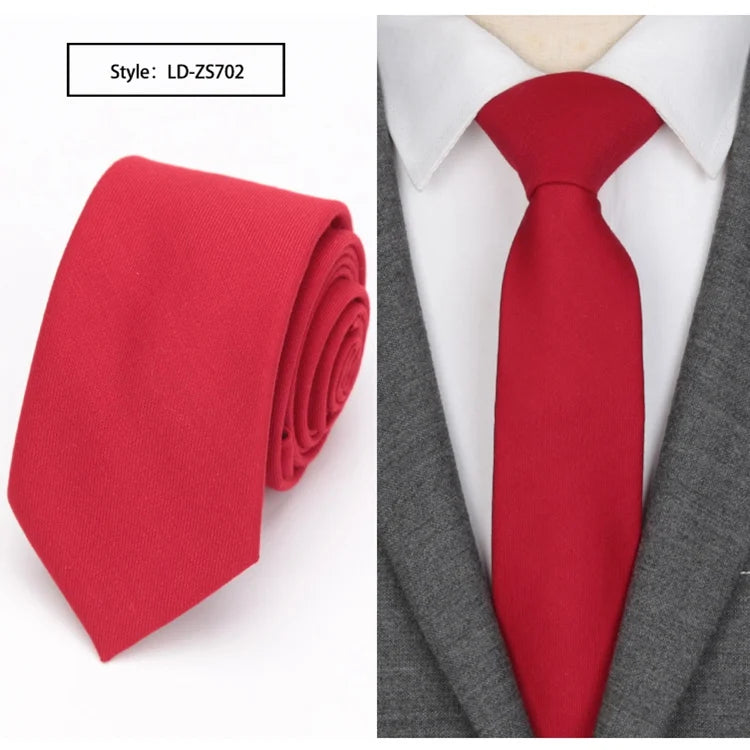 Classic Solid Color Neck Tie