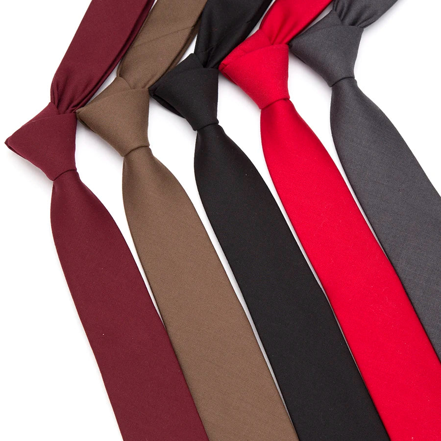 Classic Solid Color Neck Tie