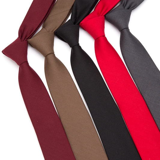 Classic Solid Color Neck Tie