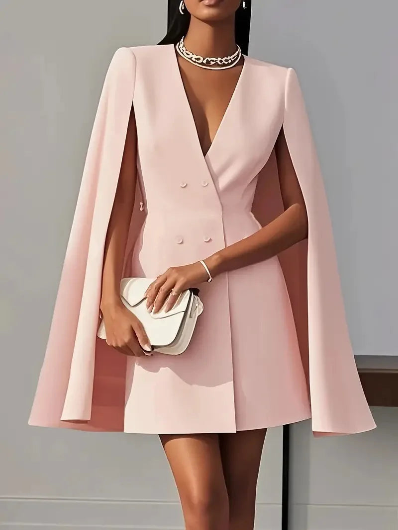 Blazer Cape Dress