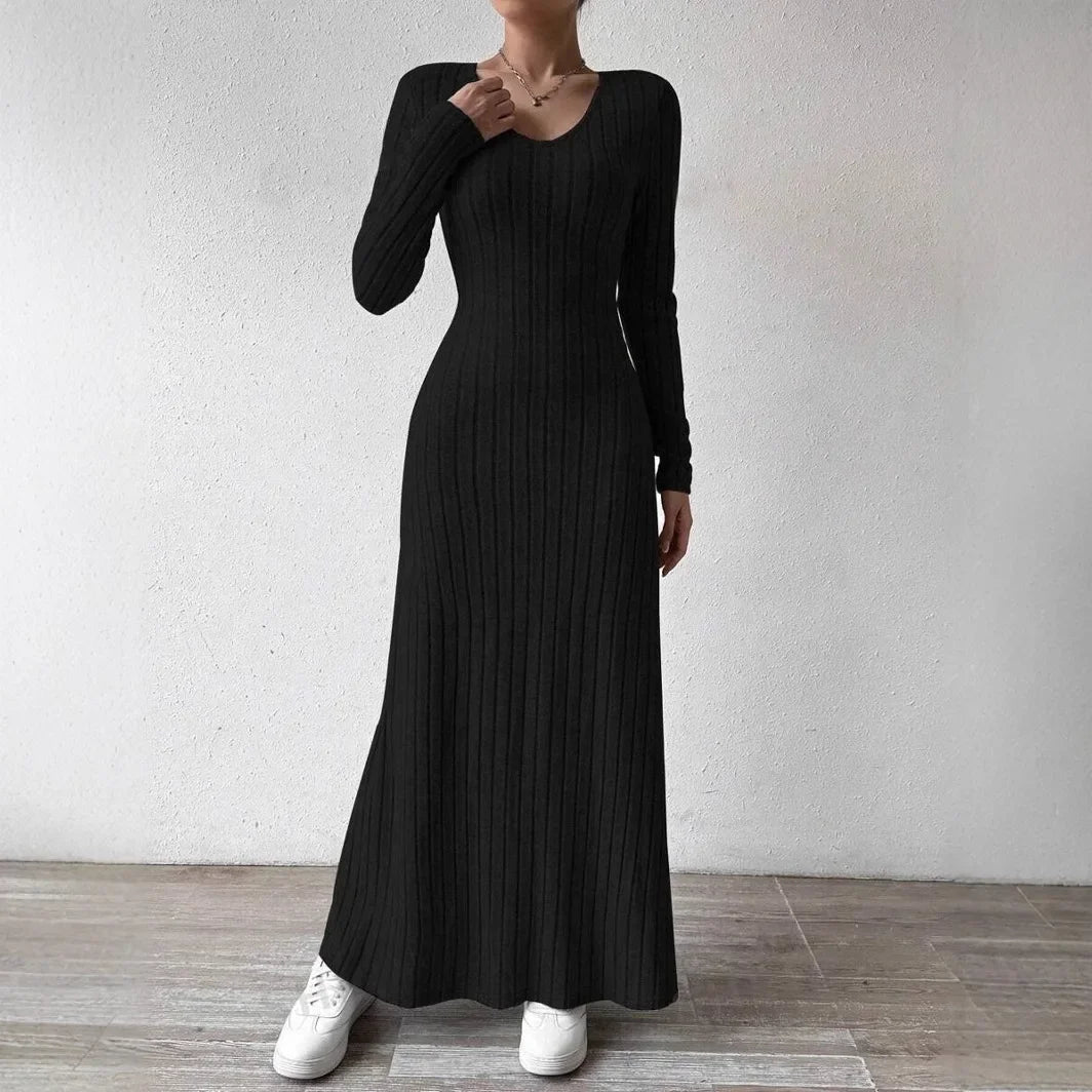 Knitted A-Line Dress