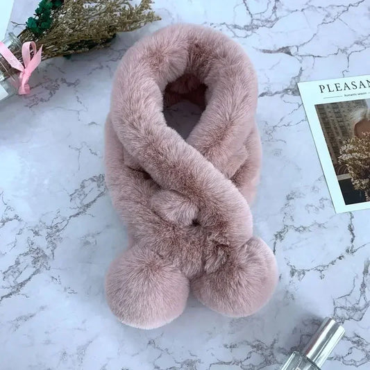 Rabbit Fur Scarf