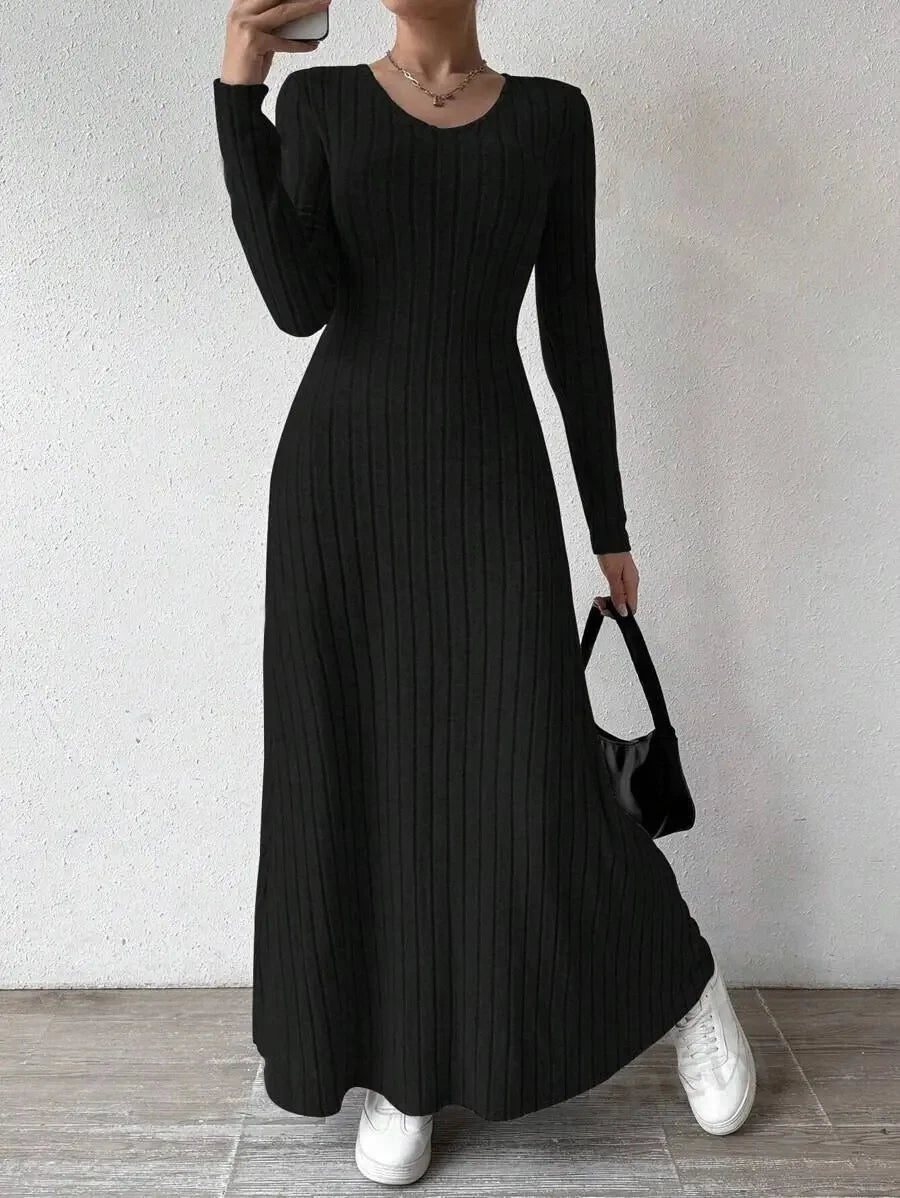 Knitted A-Line Dress