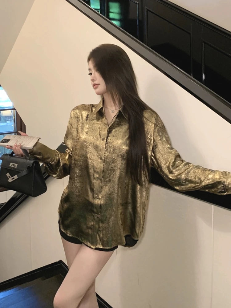Golden Luxury Blouse