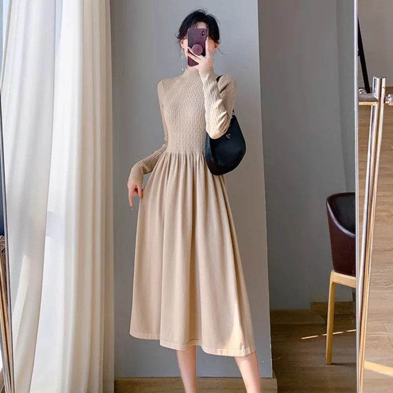 Elegant Knitted Sweater Dresses