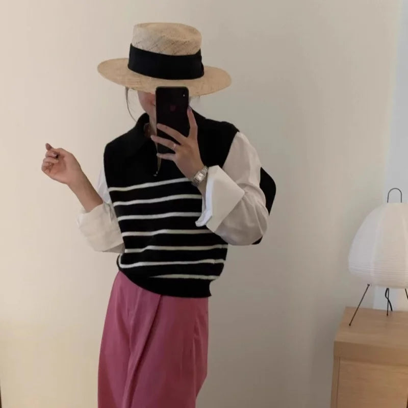 Retro Stripe Vest