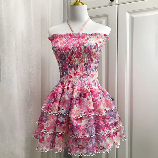 Embroidery Floral Dress
