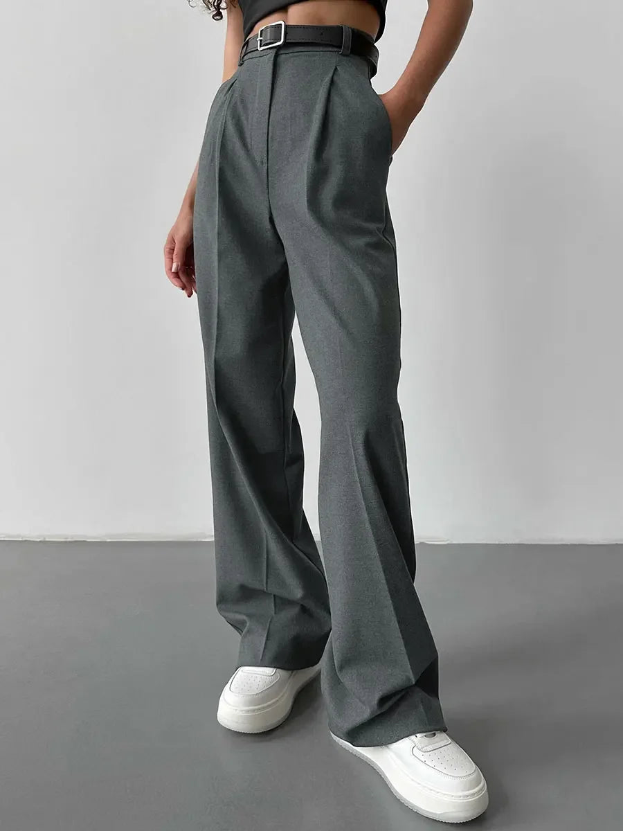 Pleated Office Pants
