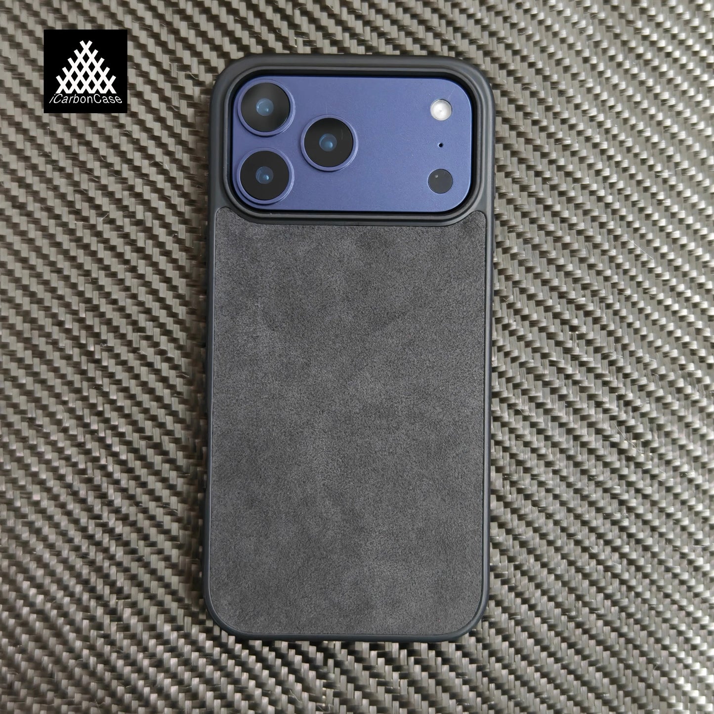 Genuine Italy Magnetic Alcantara Premium Leather Case for iPhone 17 17Pro 16 15 14 13 Pro Max with MagSafe Wireless Charging