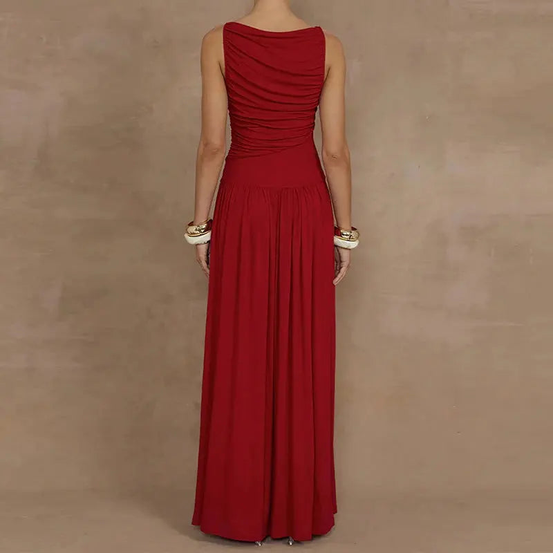 Elegant Sleeveless Maxi Dress