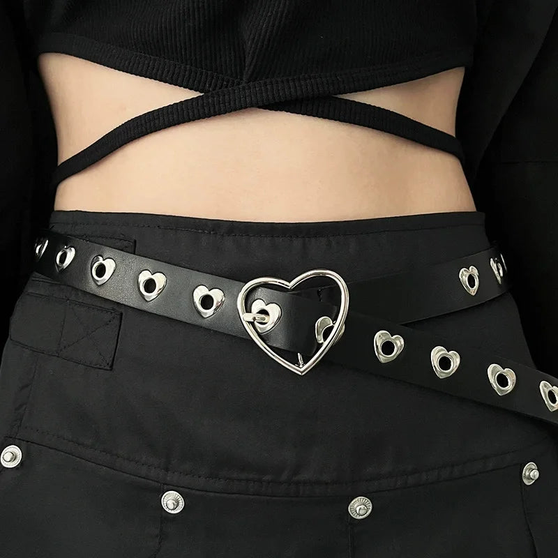 Leather Punk Belt