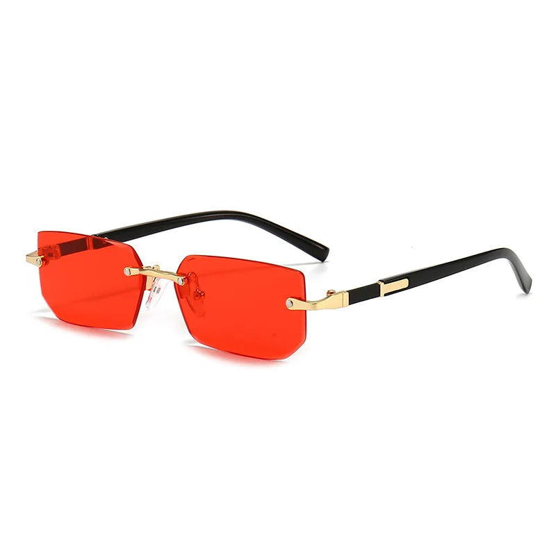 Rimless Sunglasses Men