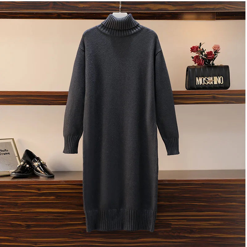 Knitted loose dress