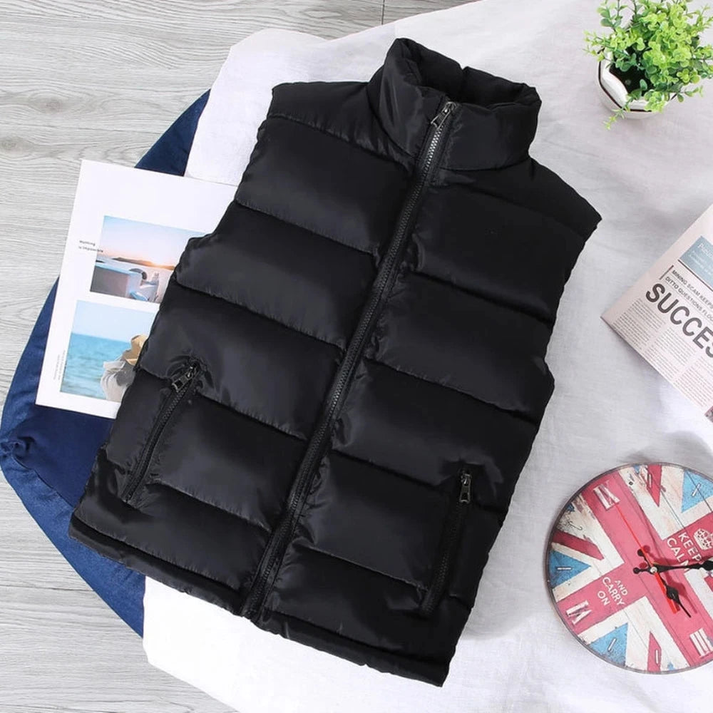White Puffer Vest