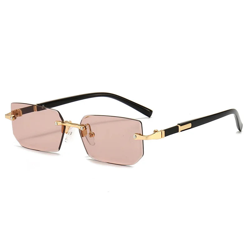 Rimless Sunglasses Men