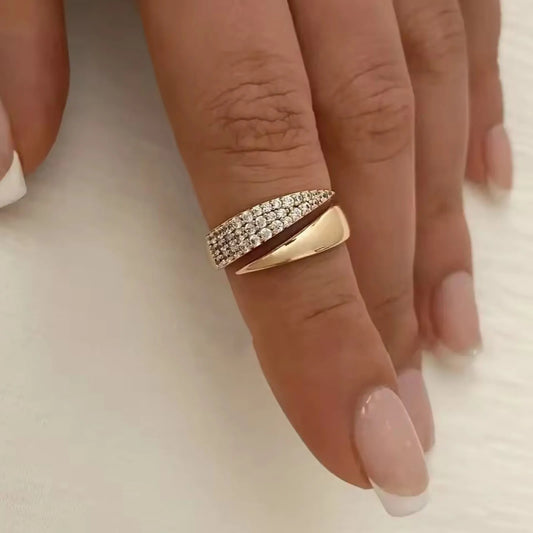 18 K Gold Plated Sun Ring