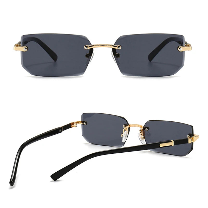 Rimless Sunglasses Men