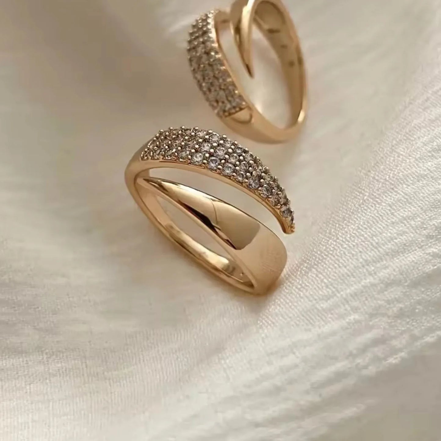 18 K Gold Plated Sun Ring