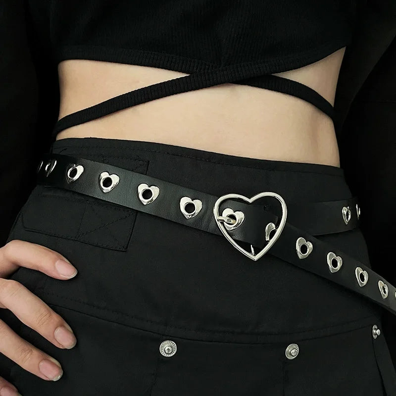 Leather Punk Belt