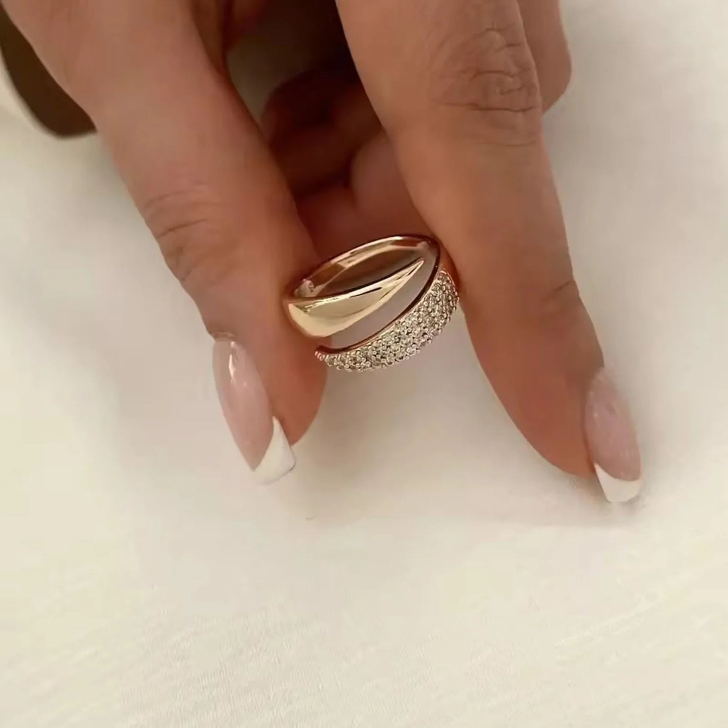 18 K Gold Plated Sun Ring