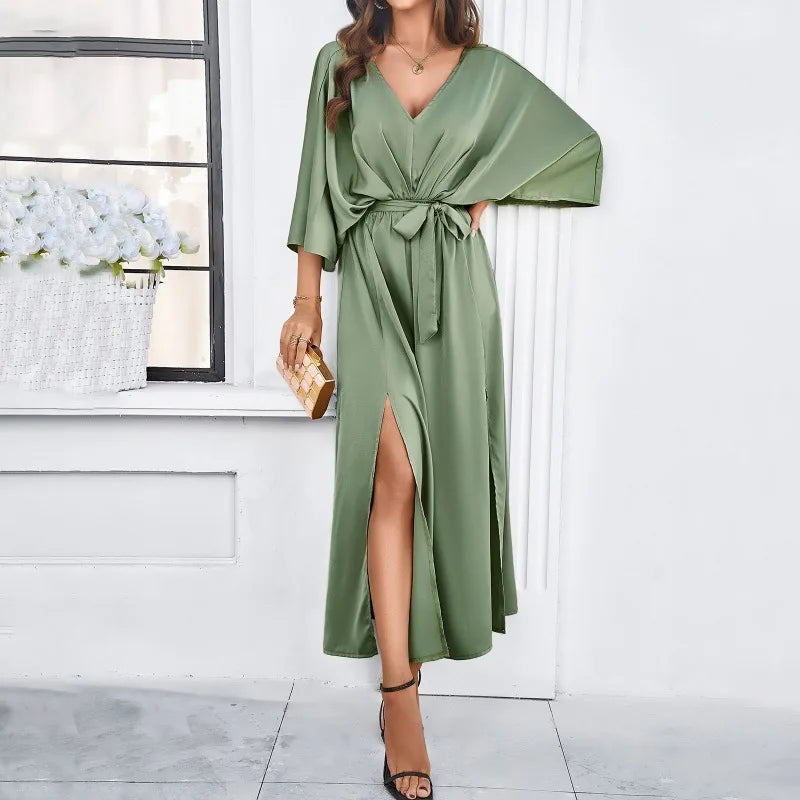Batwing Sleeve Dress