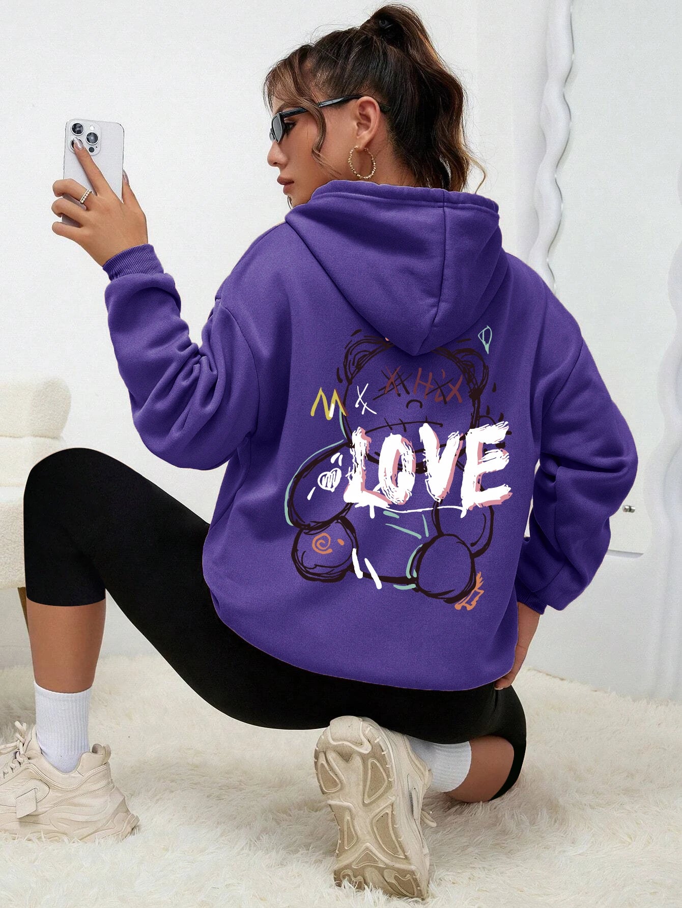 Graffiti Bear Hoodie