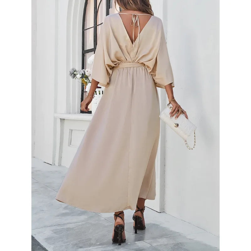 Batwing Sleeve Dress