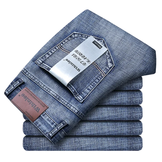 Casual Straight Classic Denim Jeans