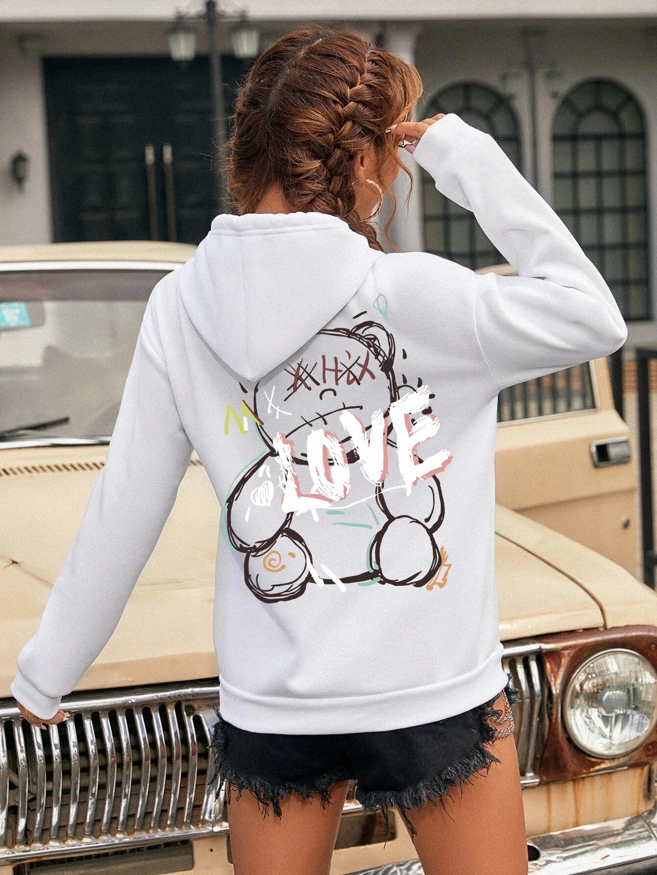 Graffiti Bear Hoodie