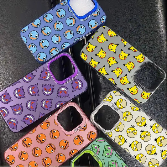 Anime Pokemons Cover Phone Case for iPhone 15 Pro Max 14 13 12 14 Pro Max Plus TPU Soft Shockproof Shell