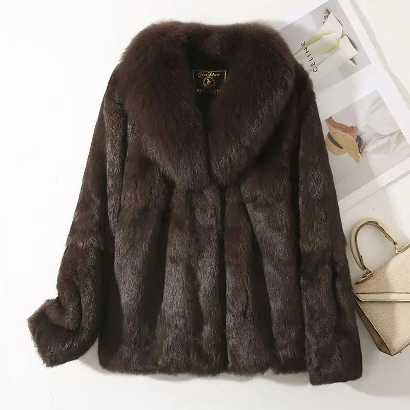 Short Rabbit Coat
