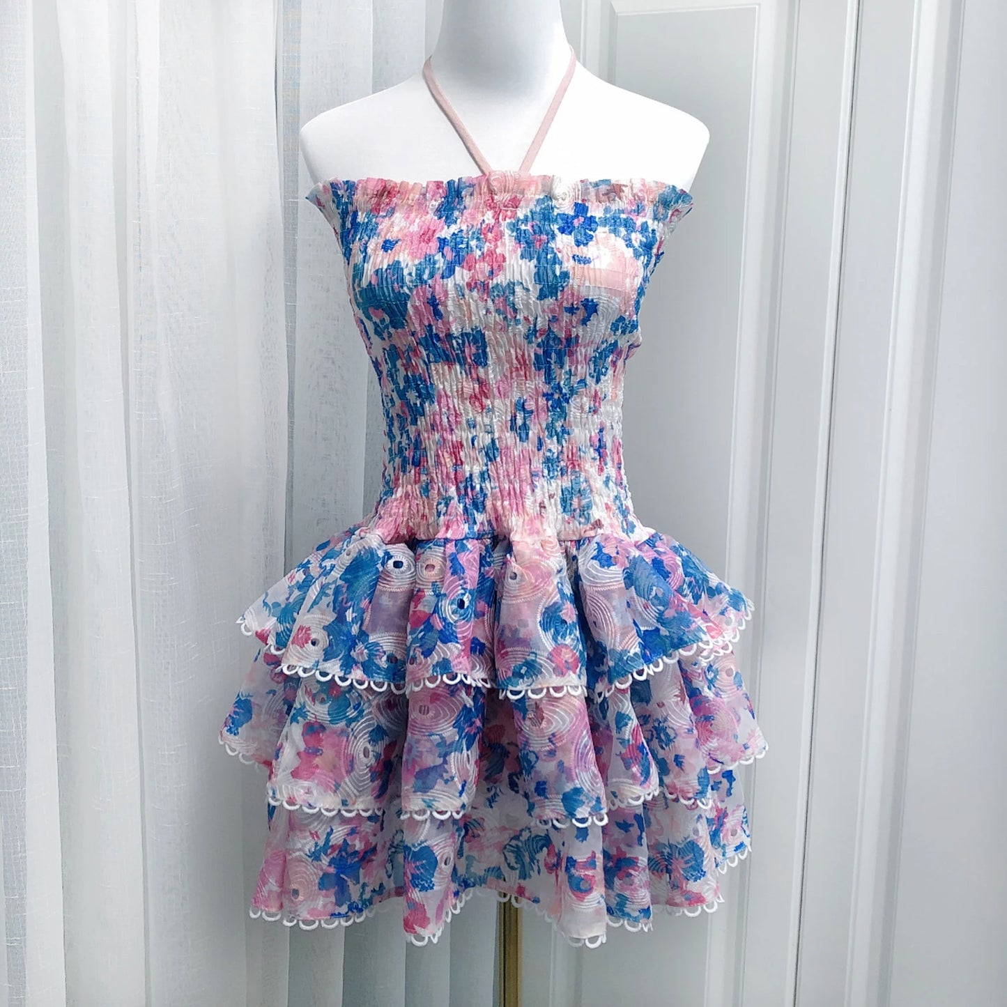 Embroidery Floral Dress